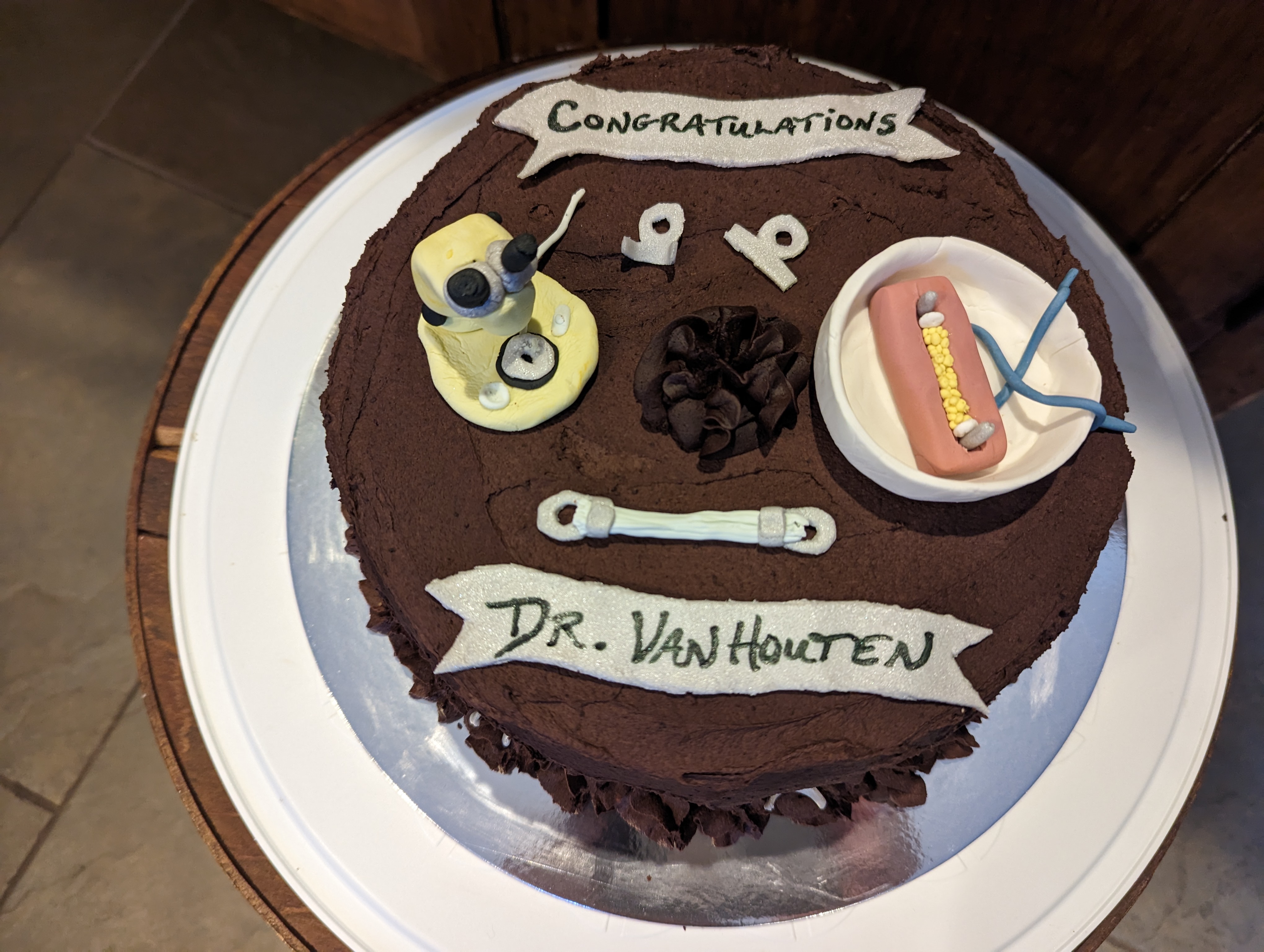 Sarah's graduation cake